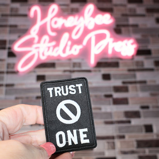 Trust No One - Embroidered Patch