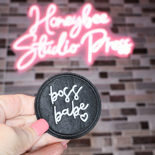 Boss Babe - Felt and Embroidered Patch