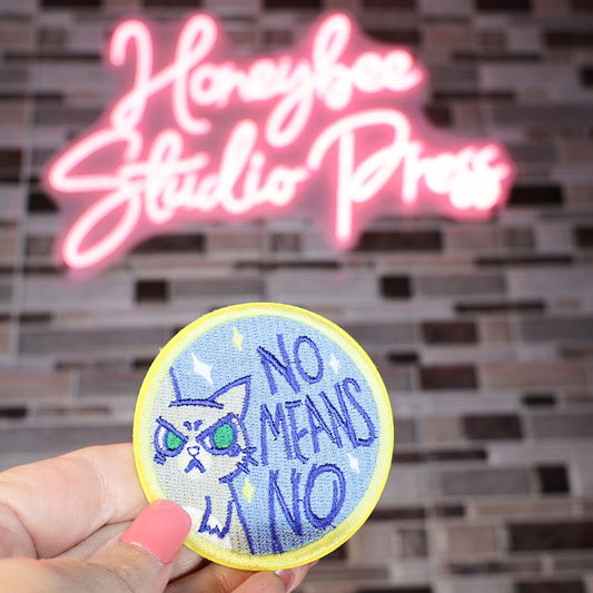 No Means No - Embroidered Patch