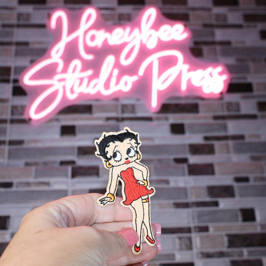 Betty Boop Short Dress - Embroidered Patch