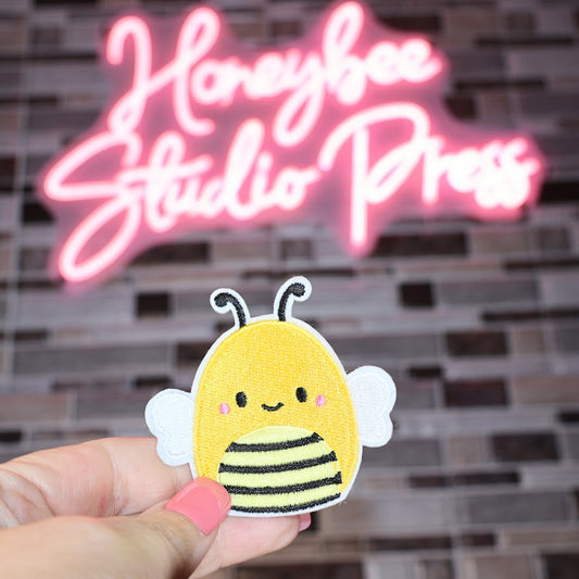 Squishmallow Bumblebee - Embroidered Patch