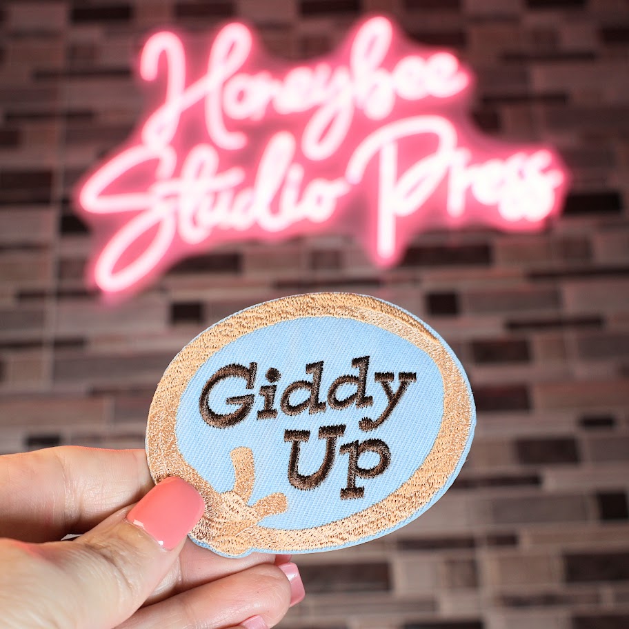 Giddy Up - Embroidered Patch