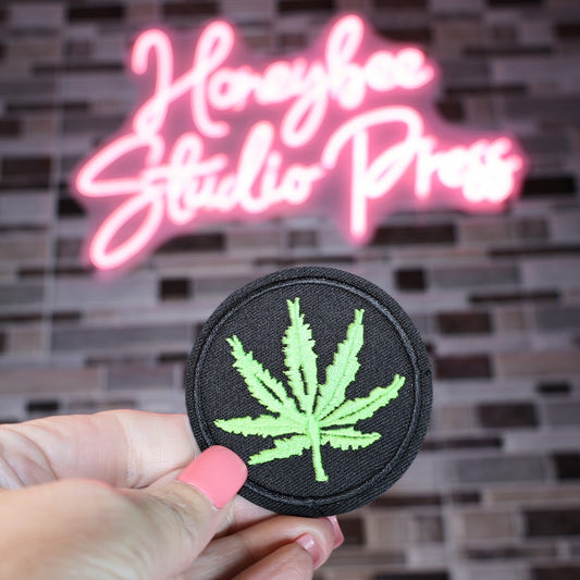 Marijuana Leaf - Embroidered Patch