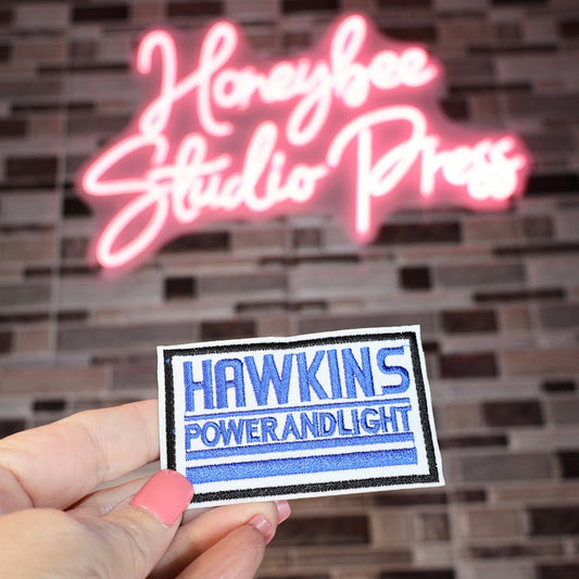 Hawkins Power and Light - Embroidered Patch