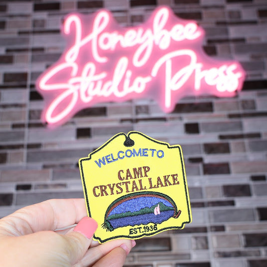 Welcome To Camp Crystal Lake - Embroidered Patch