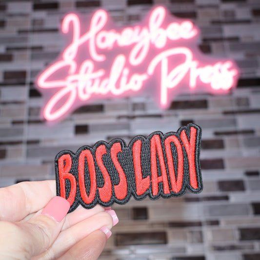 Boss Lady - Embroidered Patch