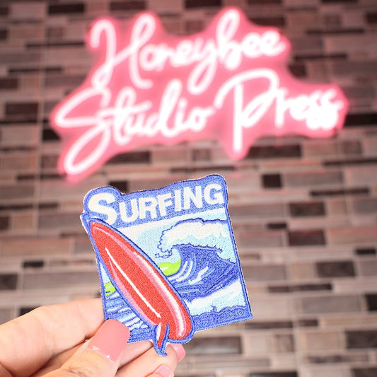 Surfing - Embroidered Patch