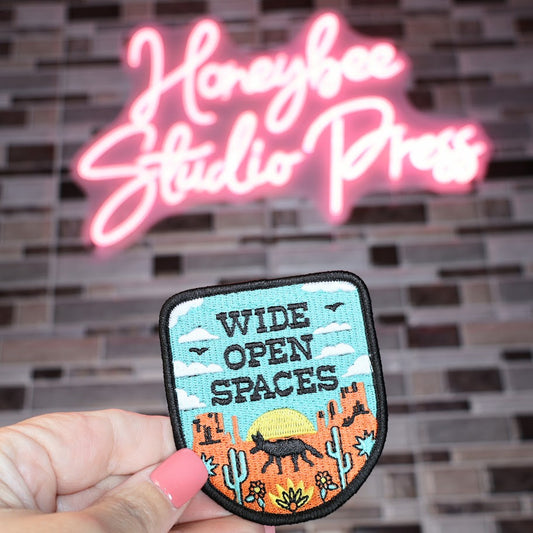 Wide Open Spaces - Embroidered Patch