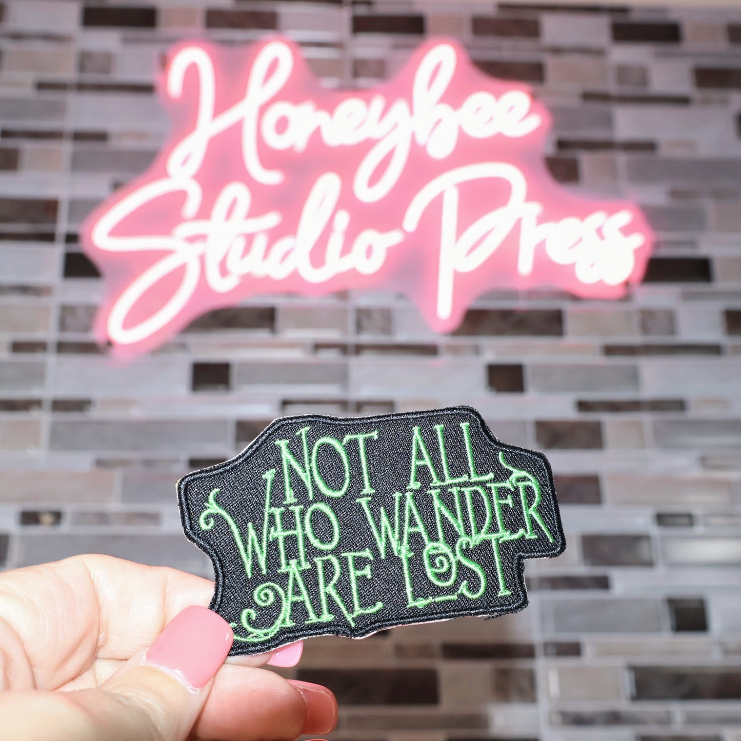 Not All Who Wander - Embroidered Patch