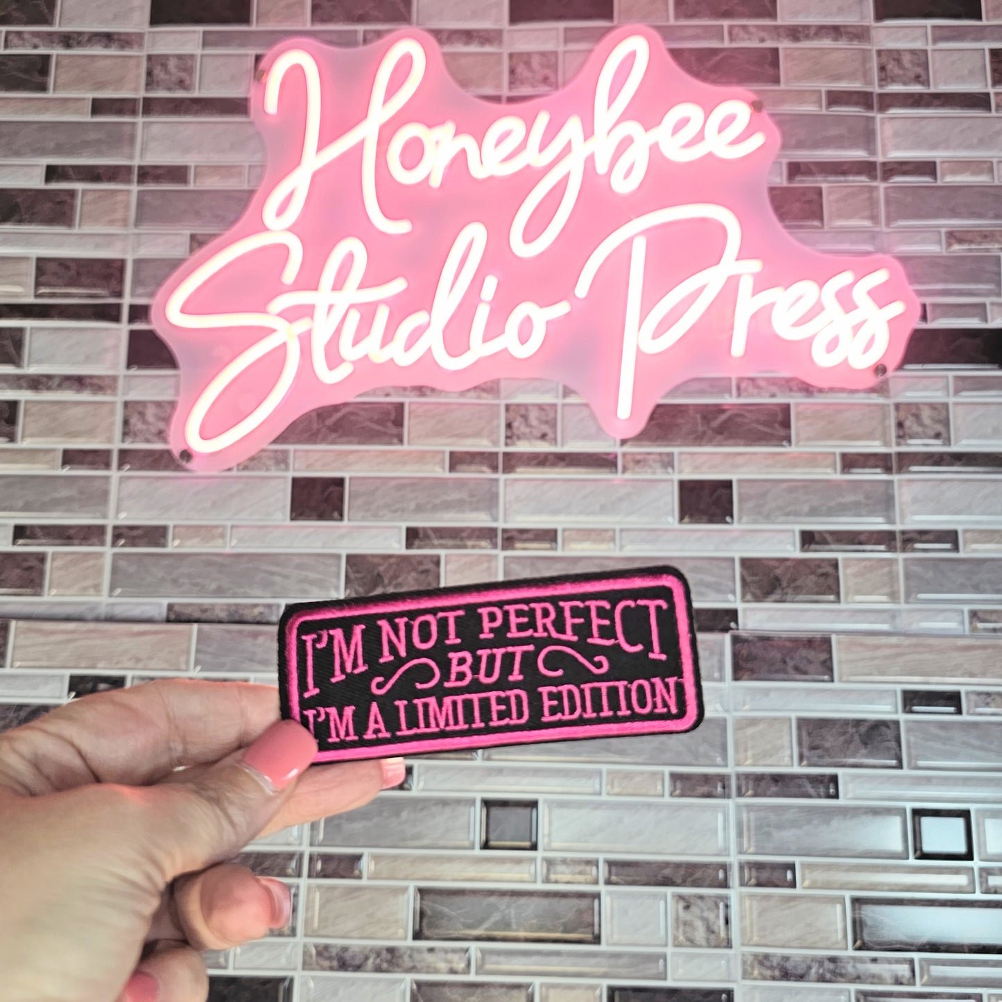 I'm Not Perfect But I'm A Limited Edition - Embroidered Patch