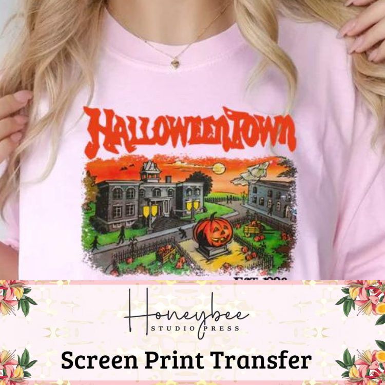 Halloween Town - Full Color Screen Print