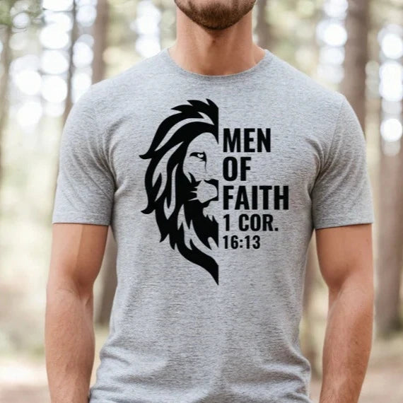 Men Of Faith - Single Color Screen Print