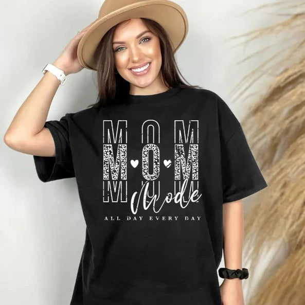 Mom Mode - Single Color Screen Print