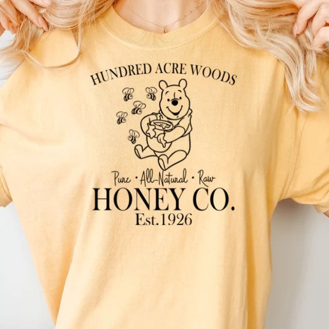 Hundred Acre Honey Co. - Single Color Screen Print