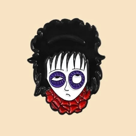 Lydia Deetz Beetle Juice - Enamel Pin / Brooch