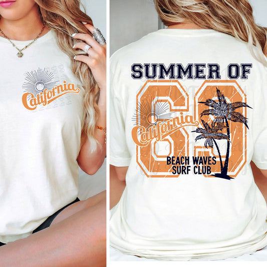 Summer of 69 Beach Waves Set - DTF Transfer