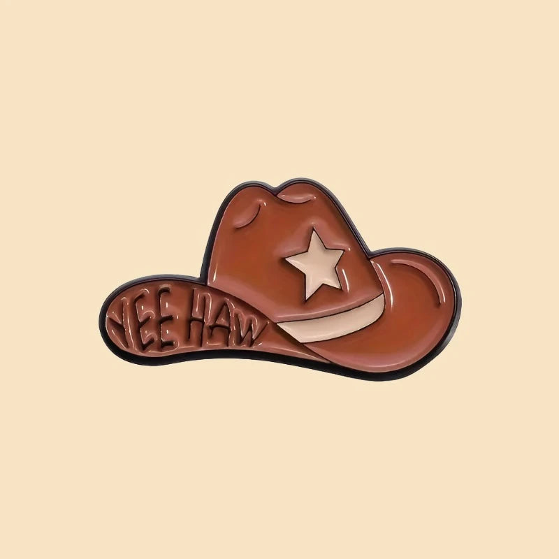 Hee Haw Cowboy Hat - Enamel Pin / Brooch