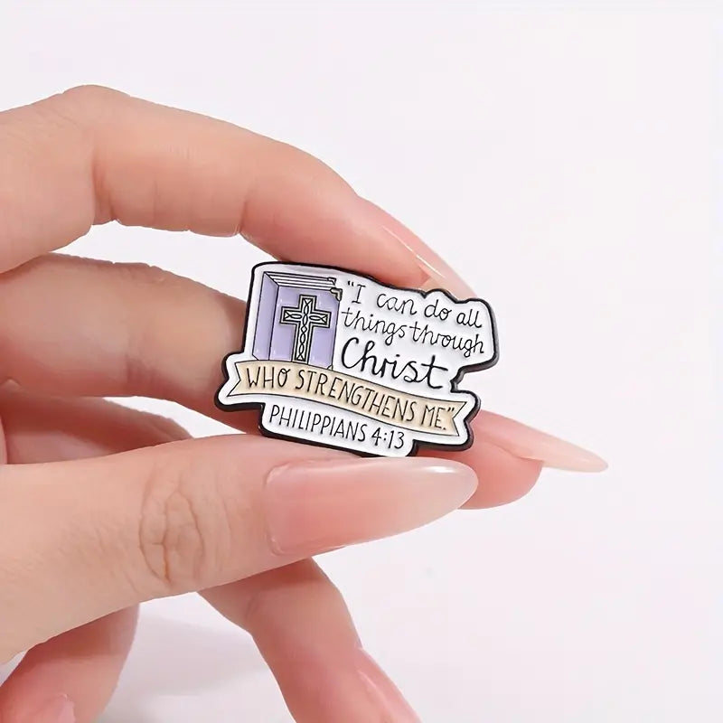 I Can Do All Things Through Christ - Enamel Pin / Brooch