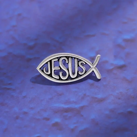 Jesus Fish - Enamel Pin / Brooch