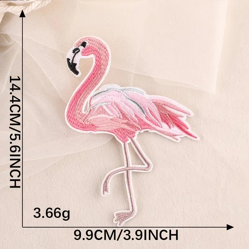 Flamingo Large - Embroidered Patch