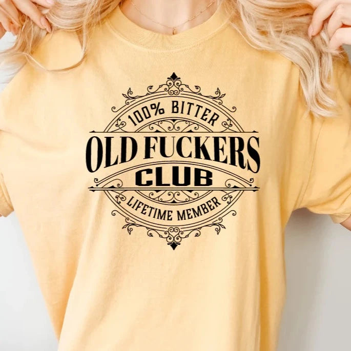 Old F'ers Club - Single Color Screen Print