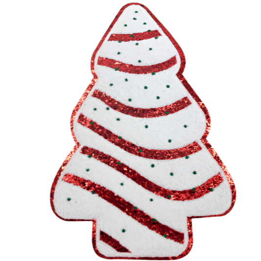 Large Christmas Tree Snack - Chenille Patch