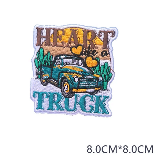 Heart Like A Truck - Embroidered Patch