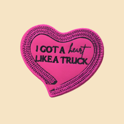 I Got A Heart Like A Truck - Embroidered Patch