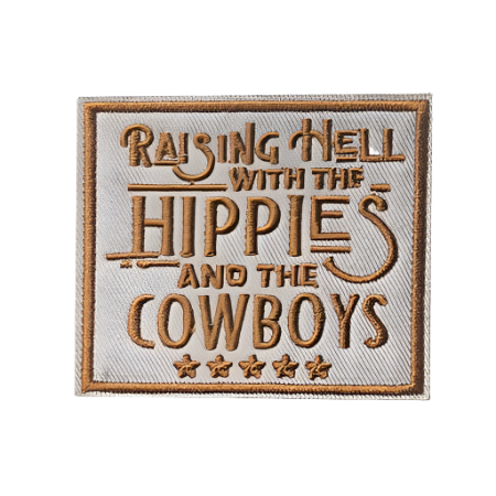 Raising Hell With Hippies - Embroidered Patch