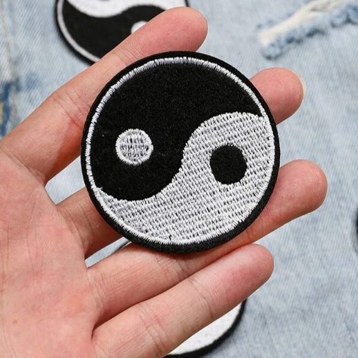 Yin and Yang - Embroidered Patch