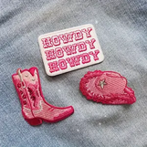 Howdy Howdy Howdy - Embroidered Patch