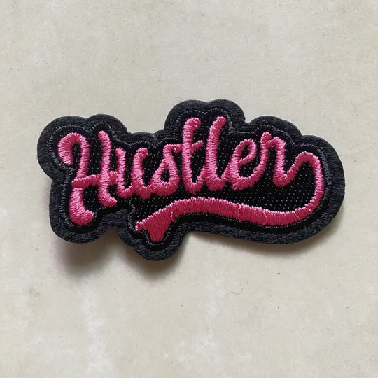 Hustler Pink - Embroidered Patch