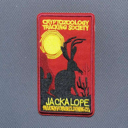 Jackalope Cryptozoology - Embroidered Patch