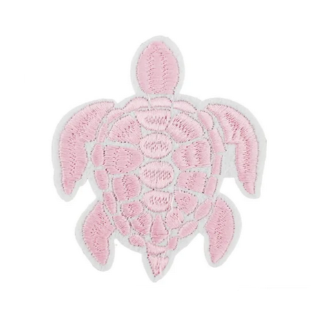 Pink Sea Turtle - Embroidered Patch