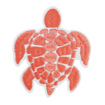 Coral Sea Turtle - Embroidered Patch