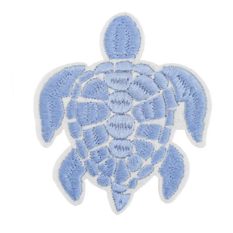 Blue Sea Turtle - Embroidered Patch