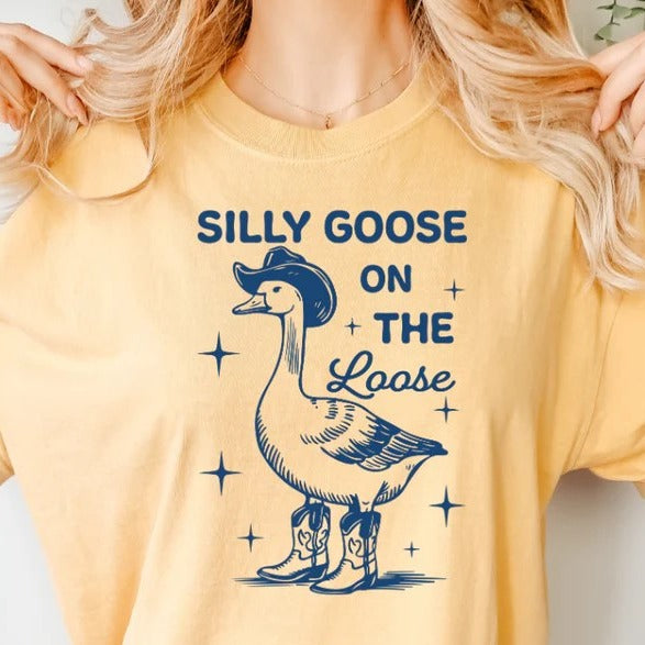 Silly Goose - Single Color Screen Print