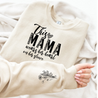 This Mama Wears Her Heart On Her Sleeve Set - Single Color Screen Print